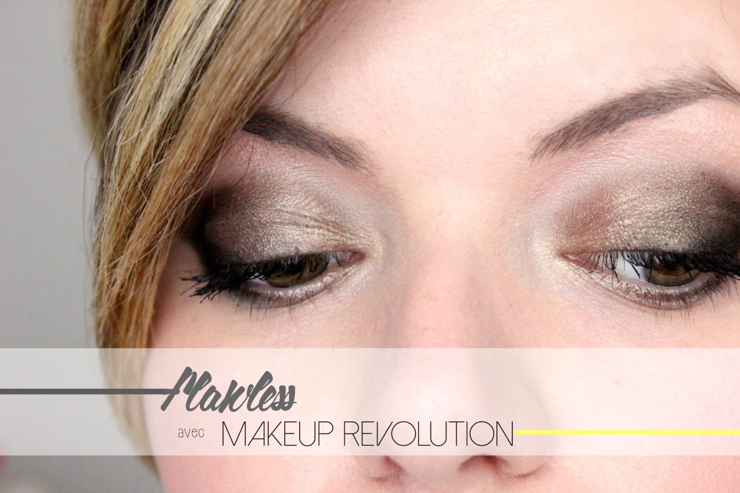 Makeup avec la palette Flawless de Makeup Revolution julieetsesfutilites.blogspot.fr