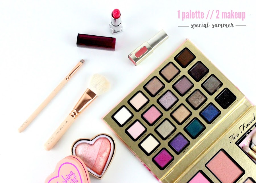 1 palette 2 makeup #2 | Spécial summer ! julieetsesfutilites.blogspot.fr