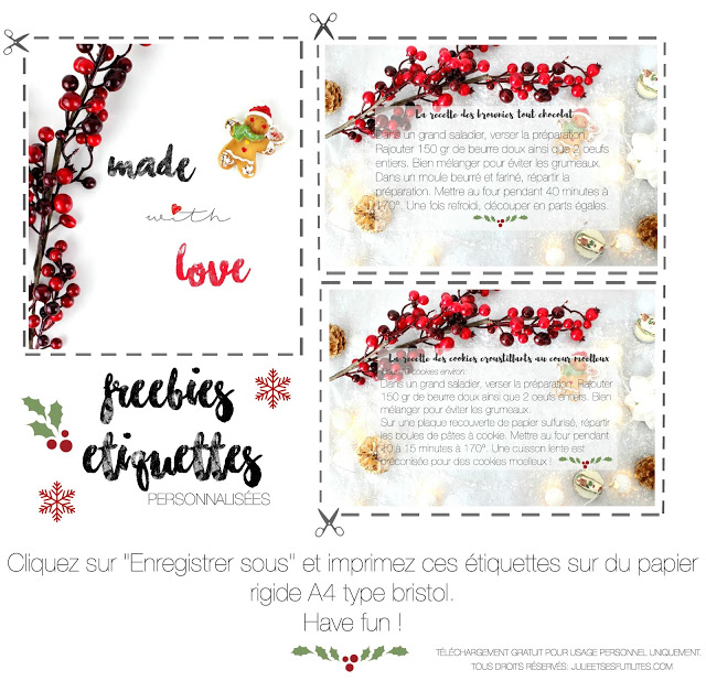 DIY spécial Noël | Made with love, des pots à dévorer avec amour ! - julieetsesfutilites.com